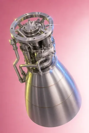 Card art: a rocket engine